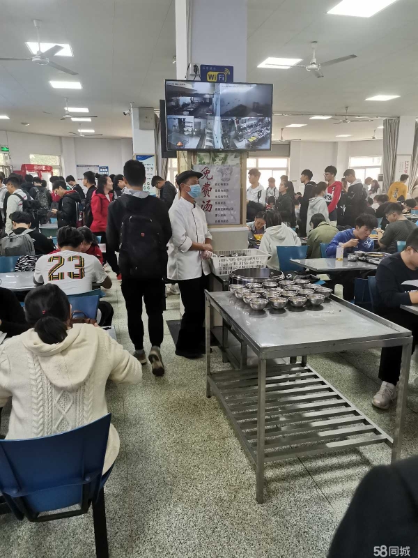 (转让)急转大学食堂窗口，无转让费，食堂生意火爆！