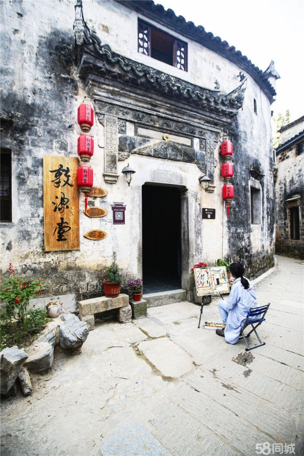 (转让)黟县宏村民宿出租，无转让费，地理位置优越，闹中取静。