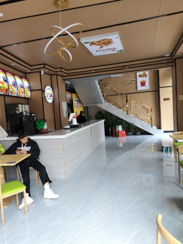 精装修汉堡店转让，可空转