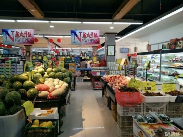 水果店转让，华庄超市水果旺铺急转