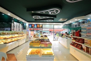 大型成熟小区临街独家烘焙店转让