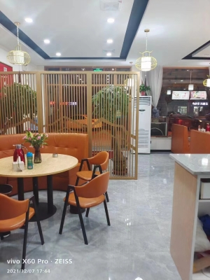营业中的餐饮宴席