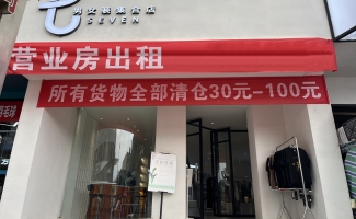 利州区南街口服装店转让！